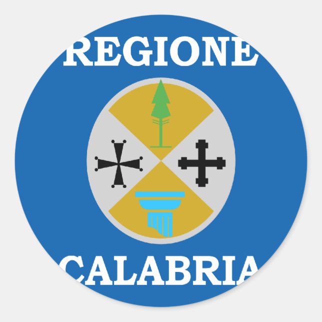Calabria, Italy Classic Round Sticker (Front)