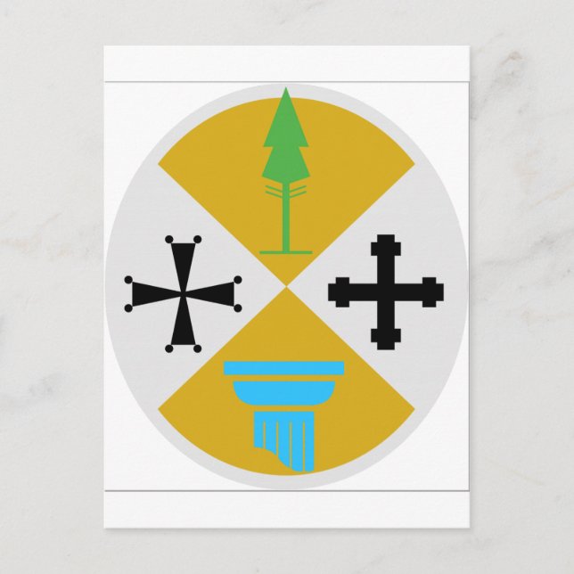 Calabria (Italy) Coat of Arms Postcard (Front)