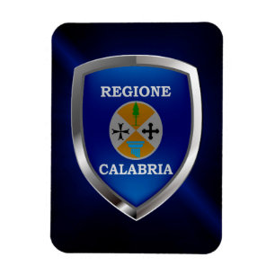 Calabria Mettalic Emblem Magnet