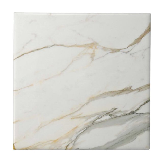 Calacatta Marble Pattern 1 Tile (Front)