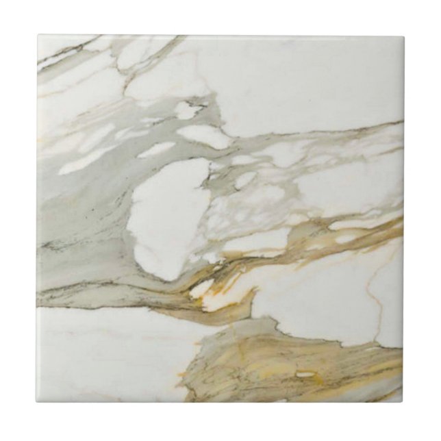 Calacatta Marble Pattern 7 Tile (Front)