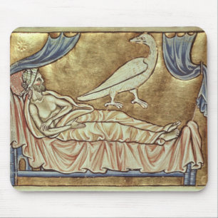 Caladrius bird, reputed to foretell mouse pad