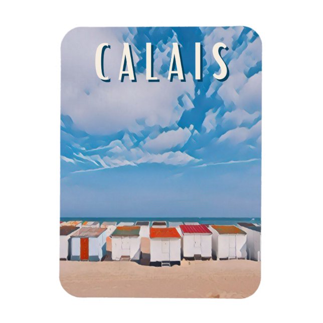 Calais Photo Vintage  Magnet (Vertical)