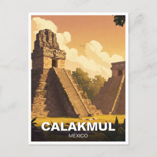 Calakmul Mexico Travel Postcard