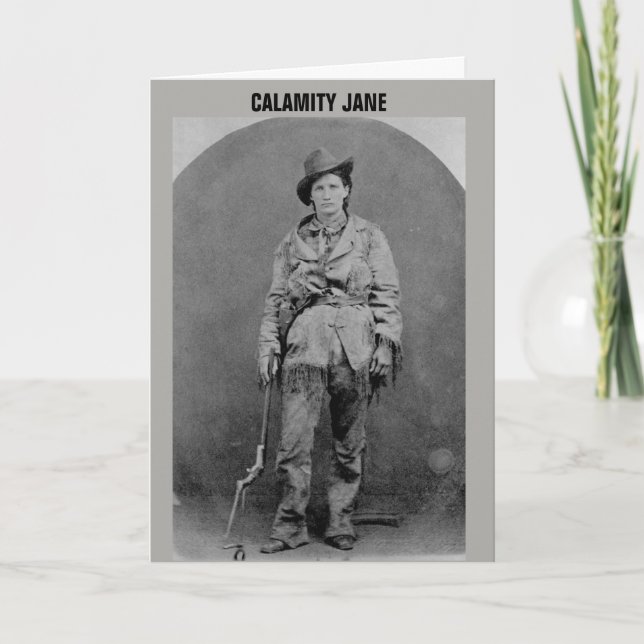 CALAMITY JANE CARTES DE REMERCIEMENT, TOUTES LES O (Devant)