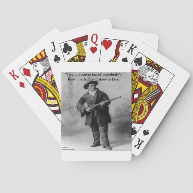 Calamity Jane Humour Quote Gifts Tees & Cards (Back)