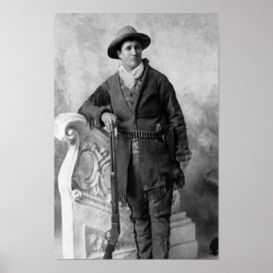 Calamity Jane Portrait - Circa 1895 Poster