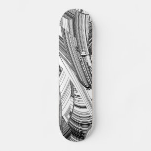 Calamity Storm Center Modern Art Skateboard