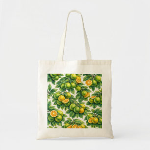 Calamondin Orange Slice Pattern Tote Bag
