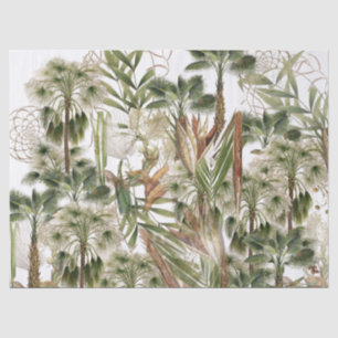 Calamus Palm Tree Fronds Leaves Fruit Tissue Paper