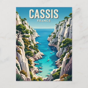 Calanques de Cassis France Postcard