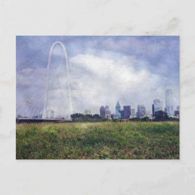 Calatrava Bridge Dallas, Texas Postcard (Front)