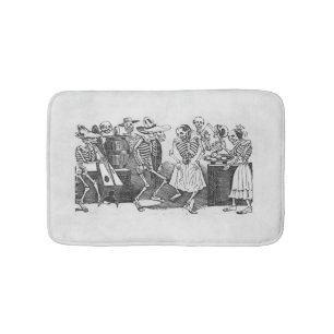 Calavera du jarabe d'outretombe' bath mat
