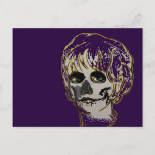 calavera mamacita postcard
