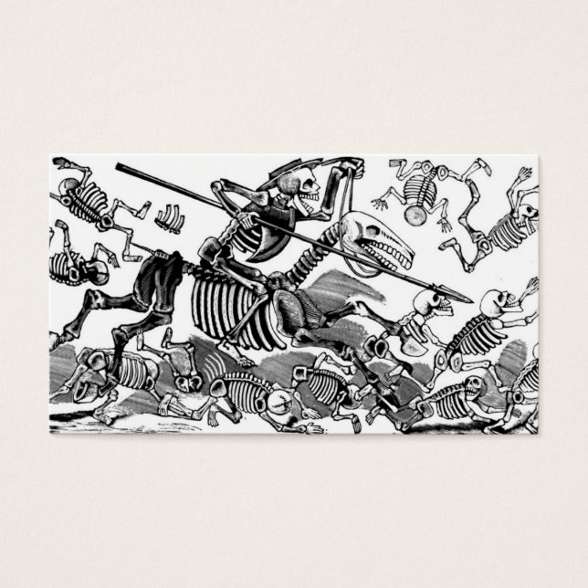 "Calavera of Don Quixote" circa early 1900's (Front)