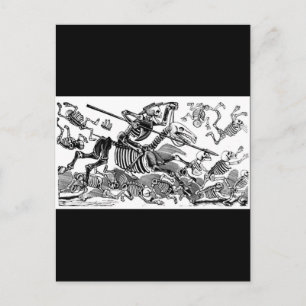 "Calavera of Don Quixote" circa early 1900's Postcard