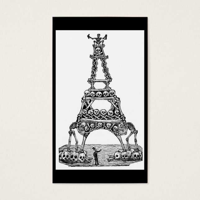Calavera of the Eiffel Tower c. late 1800's (Front)