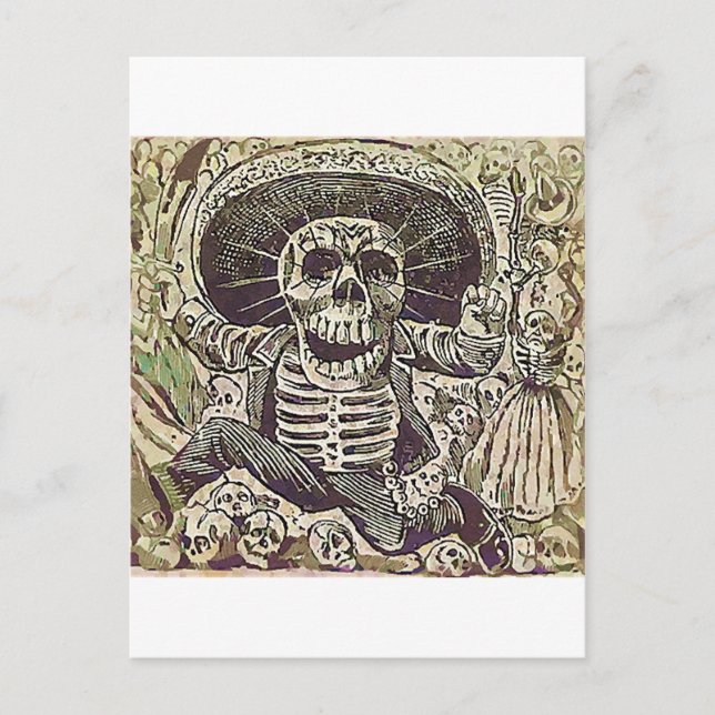 Calavera Postcard (Front)