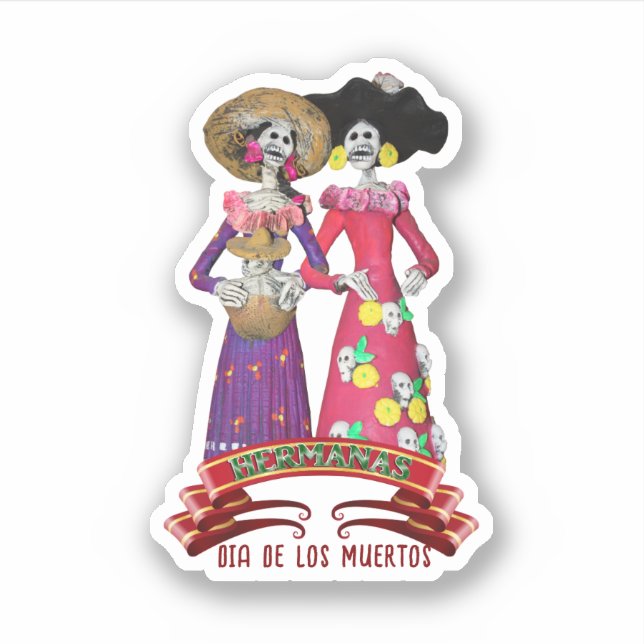 Calavera Sisters Dia De Los Muertos (Front)