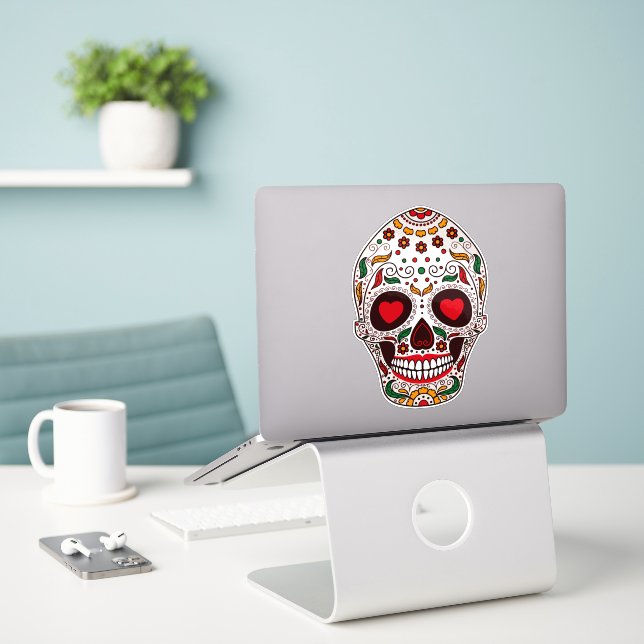 Calavera skull  (Laptop On Desk)