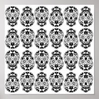 Calavera sugar skull candy_floral mexican calavera