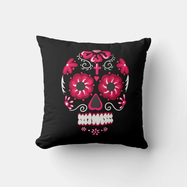 Calavera Throw Pillow (Front)