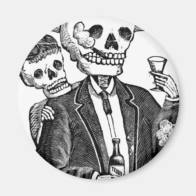Calaveras from Guadalajara, Mexico Magnet (Front)