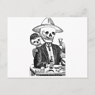 Calaveras from Guadalajara, Mexico Postcard