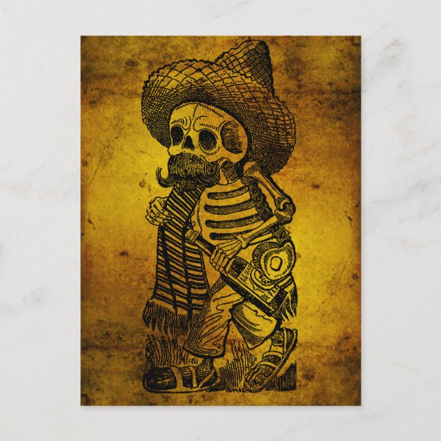 Calaveras from the Heap by José Guadalupe Posada Postcard (Front)
