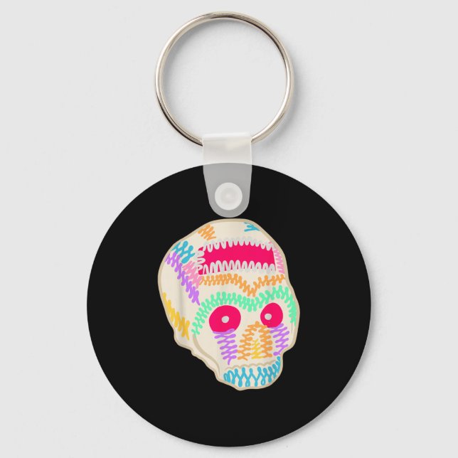 Calaverita De Azucar  Keychain (Front)