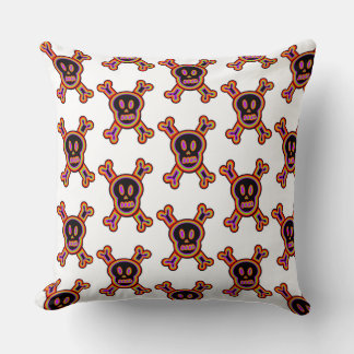calaveritas  throw pillow
