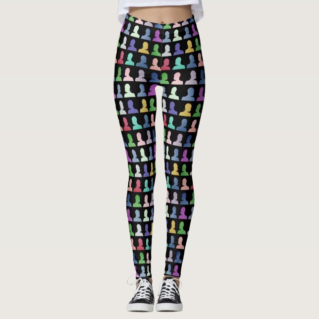 Calça legging com desenho de Capoeira (Devant)