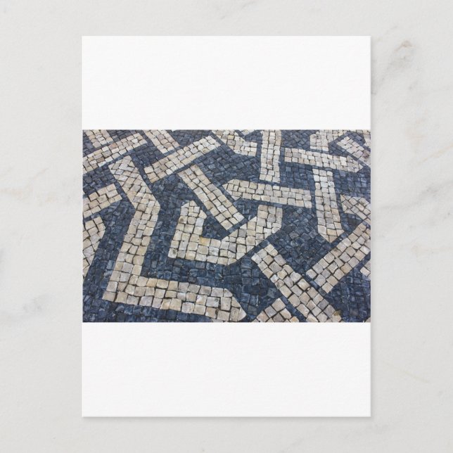 Calcada Portuguesa, Portuguese Pavement Postcard (Front)
