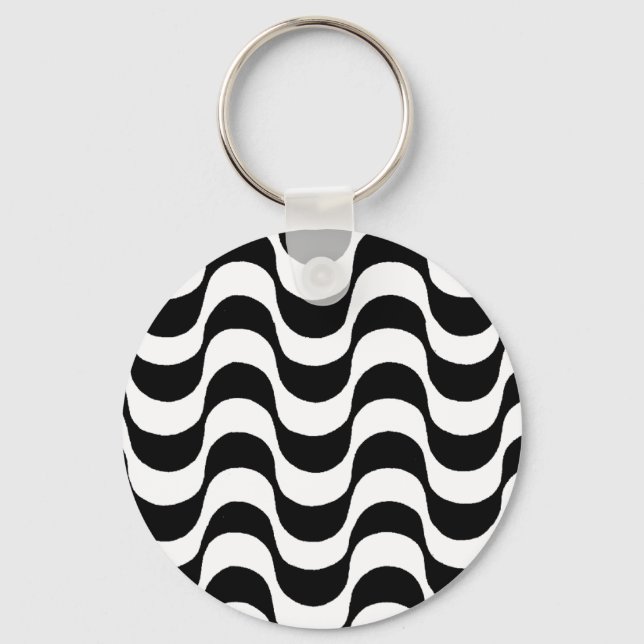 Calçadão de Copacabana Rio de Janeiro Brasil Keychain (Front)