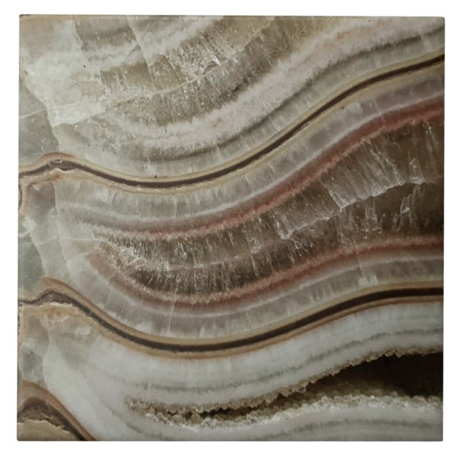 Calcite ammonite tile (Front)