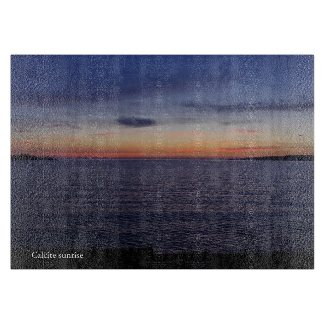 Calcite Sunrise cutting board (Front)