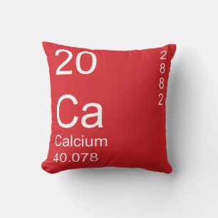 Calcium Throw Pillow