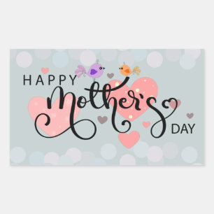 Calcomania celebration "Happy Mother's Day" Sticker
