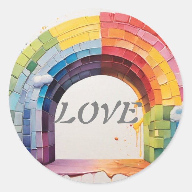 Calcomania Classic Round Sticker (Front)