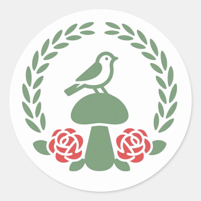 Calcomania Classic Round Sticker (Front)