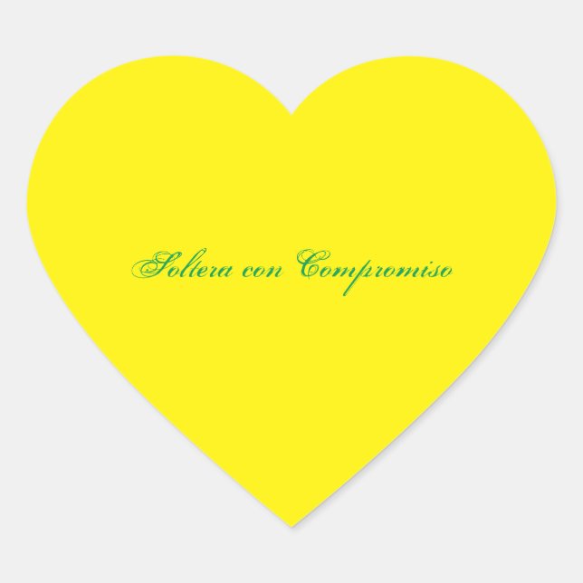 Calcomania Heart Sticker (Front)