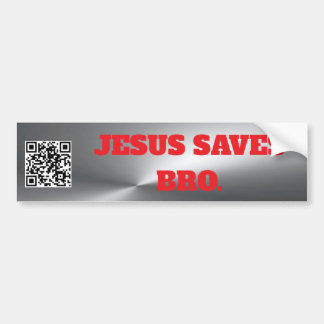 Calcomanía Para Auto Jesus saves brother Jesus Chr Bumper Sticker