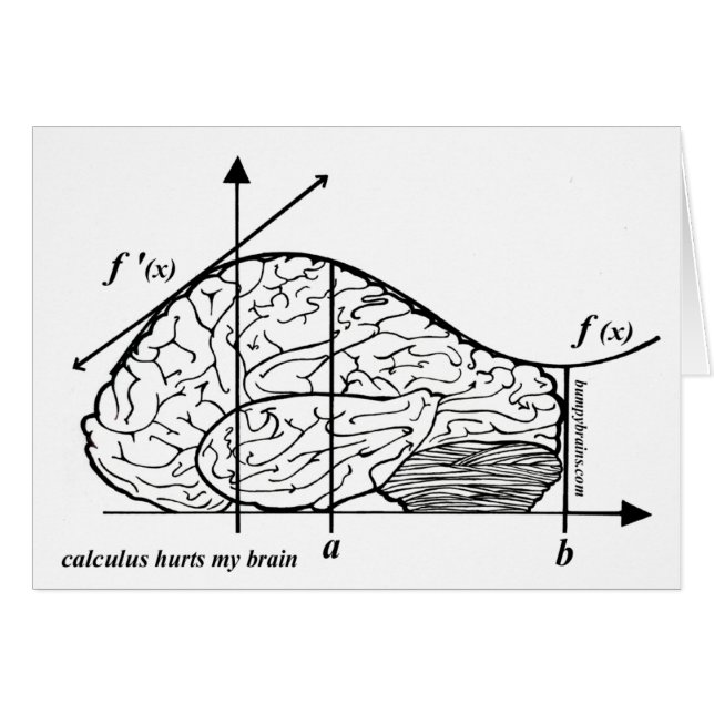 Calcul fait mal à mon cerveau (Devant horizontal)