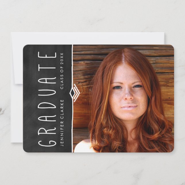 CALCUL PHOTO DIPLÔMÉE INVITATION DE LA FÊTE (Devant)