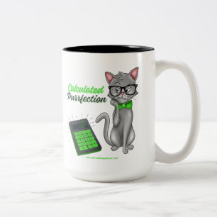 Calculated Purrfection Math Cat Mug