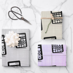 Calculateur Comptable Papier d'enveloppement cardi