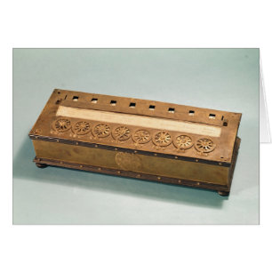 Calculating machine invented by Blaise Pascal