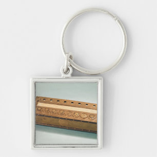 Calculating machine invented by Blaise Pascal Keychain