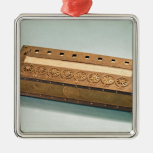 Calculating machine invented by Blaise Pascal Metal Ornament