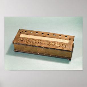 Calculating machine invented by Blaise Pascal Poster